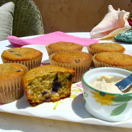 Grain-Free Blueberry Muffins