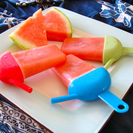 Watermelon Popsicles