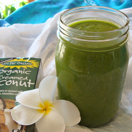 mild and sweet green smoothie