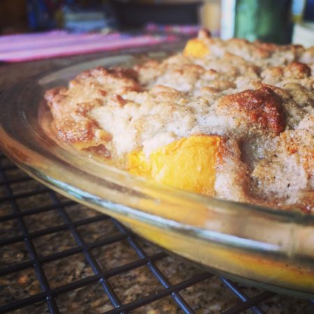 Paleo Peach Cobbler